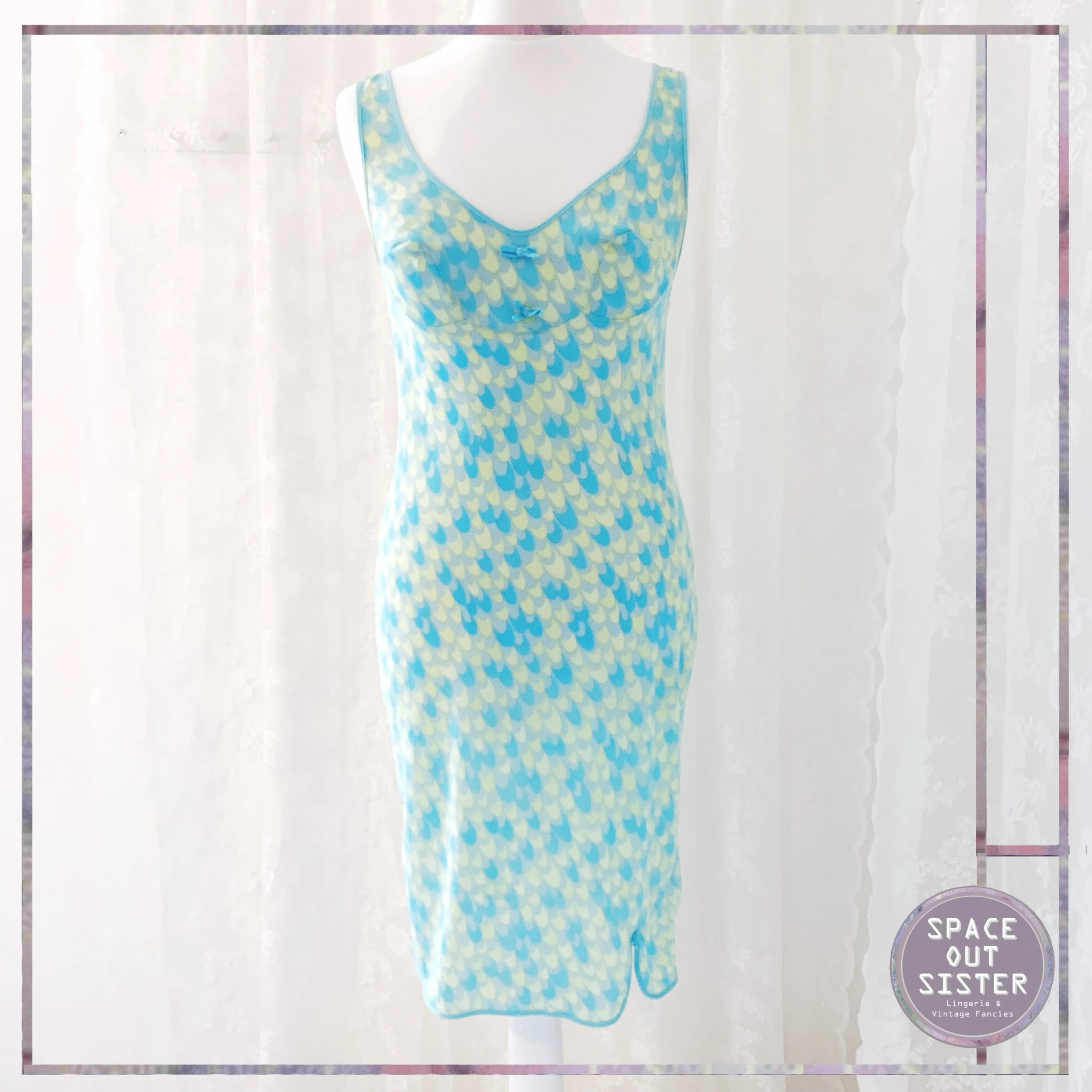1960s Vintage Soft Psychedelic Slip