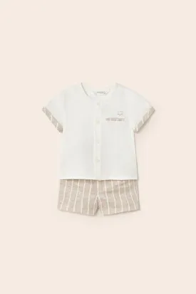 2 PC Boys Linen Outfit