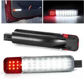 2PCS LED Interior Door Panel Light Courtesy Warning Lights White Red for Chevy GMC Silverado Sierra 1500 2500 3500 HD Suburban Cadillac Escalade Hummer H2