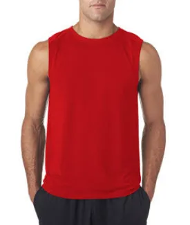 42700 Gildan Performance Adult Sleeveless T-Shirt Red