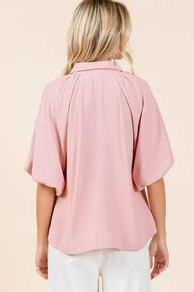 Airflow Short Bubble Sleeve Shirt