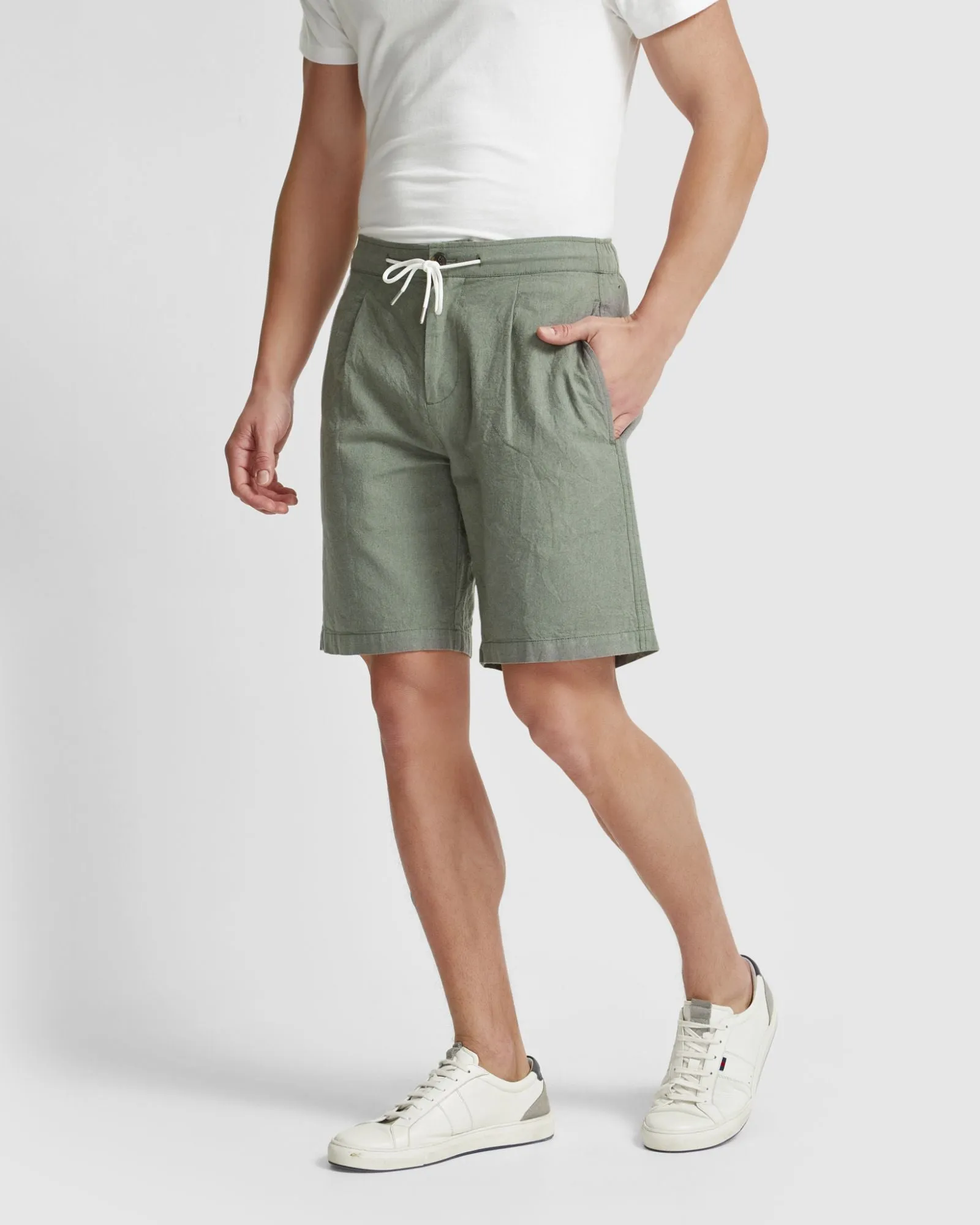 Barney Linen Blend Shorts
