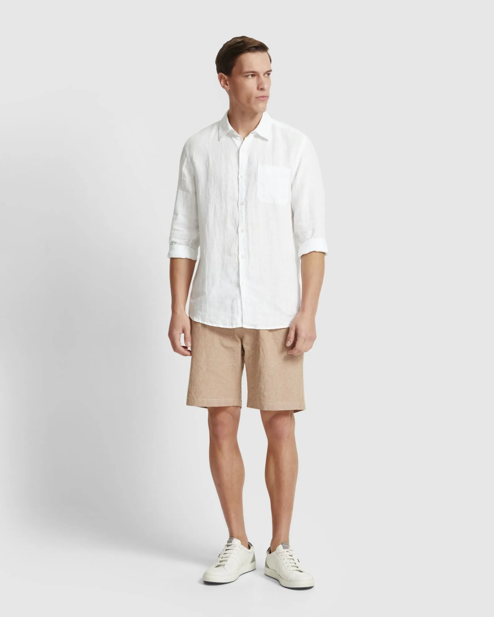Barney Linen Blend Shorts