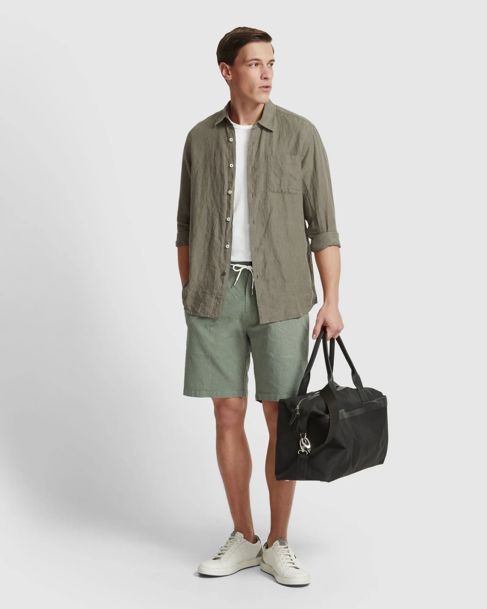 Barney Linen Blend Shorts