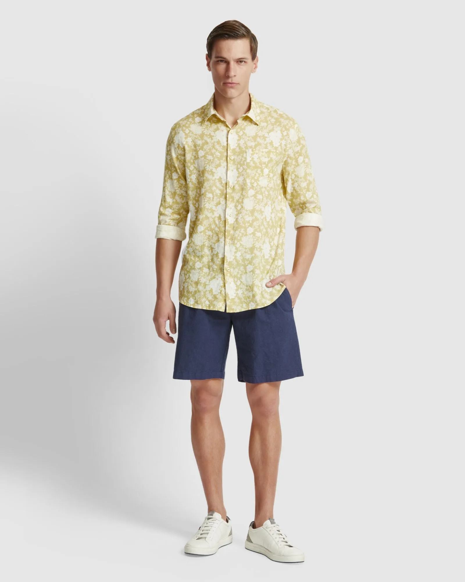 Barney Linen Blend Shorts