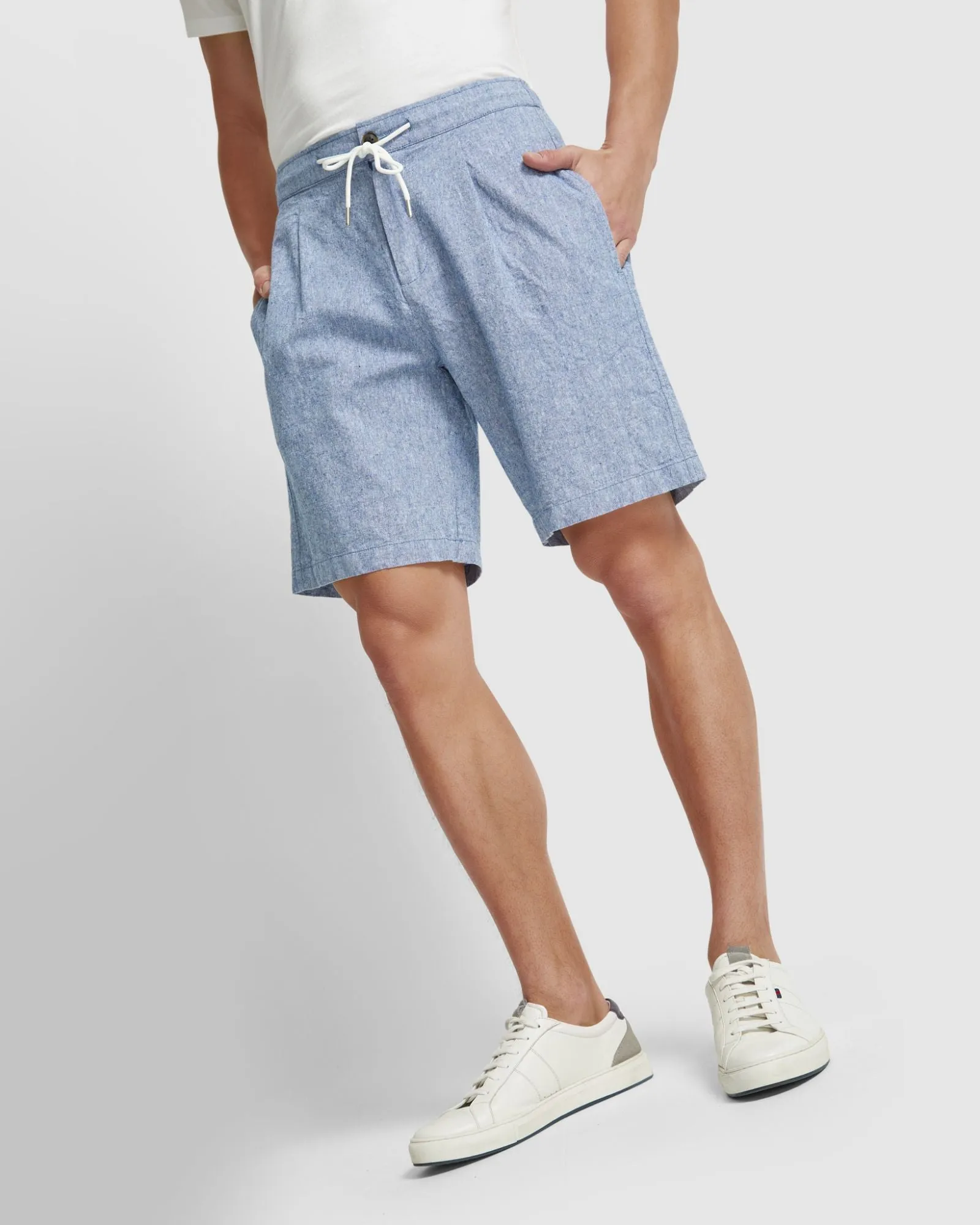 Barney Linen Blend Shorts