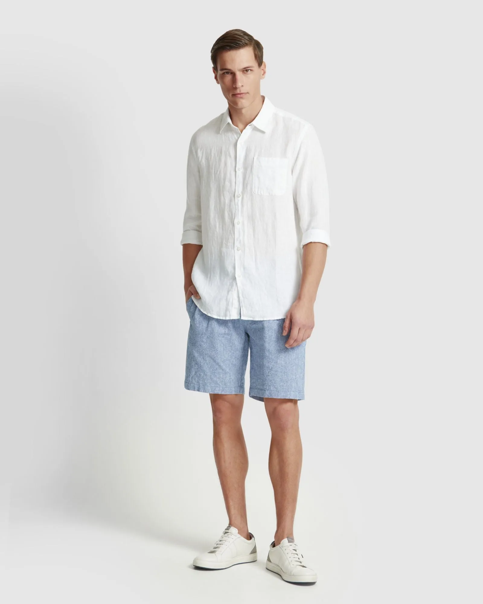 Barney Linen Blend Shorts
