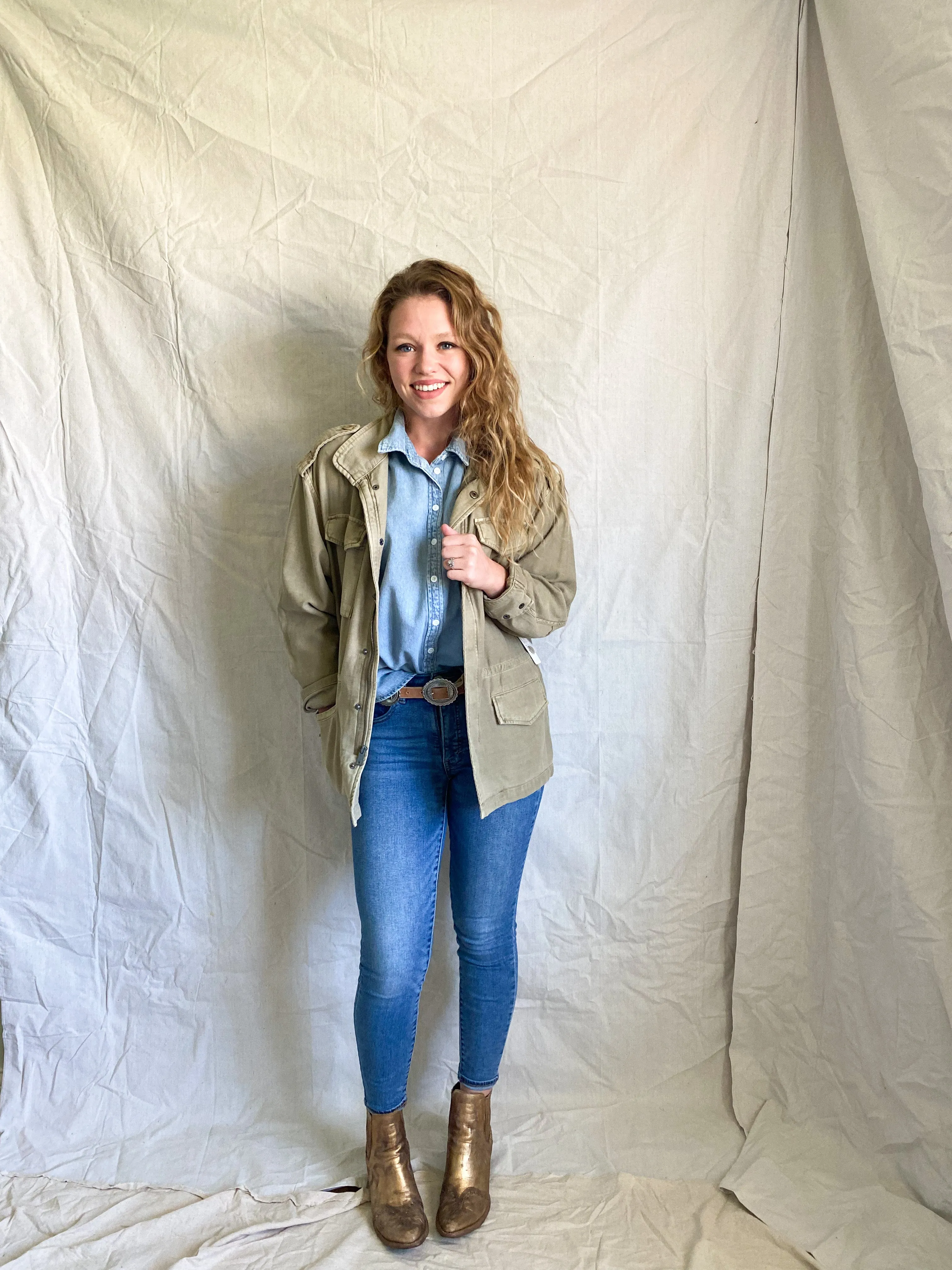 Bellamy denim button up