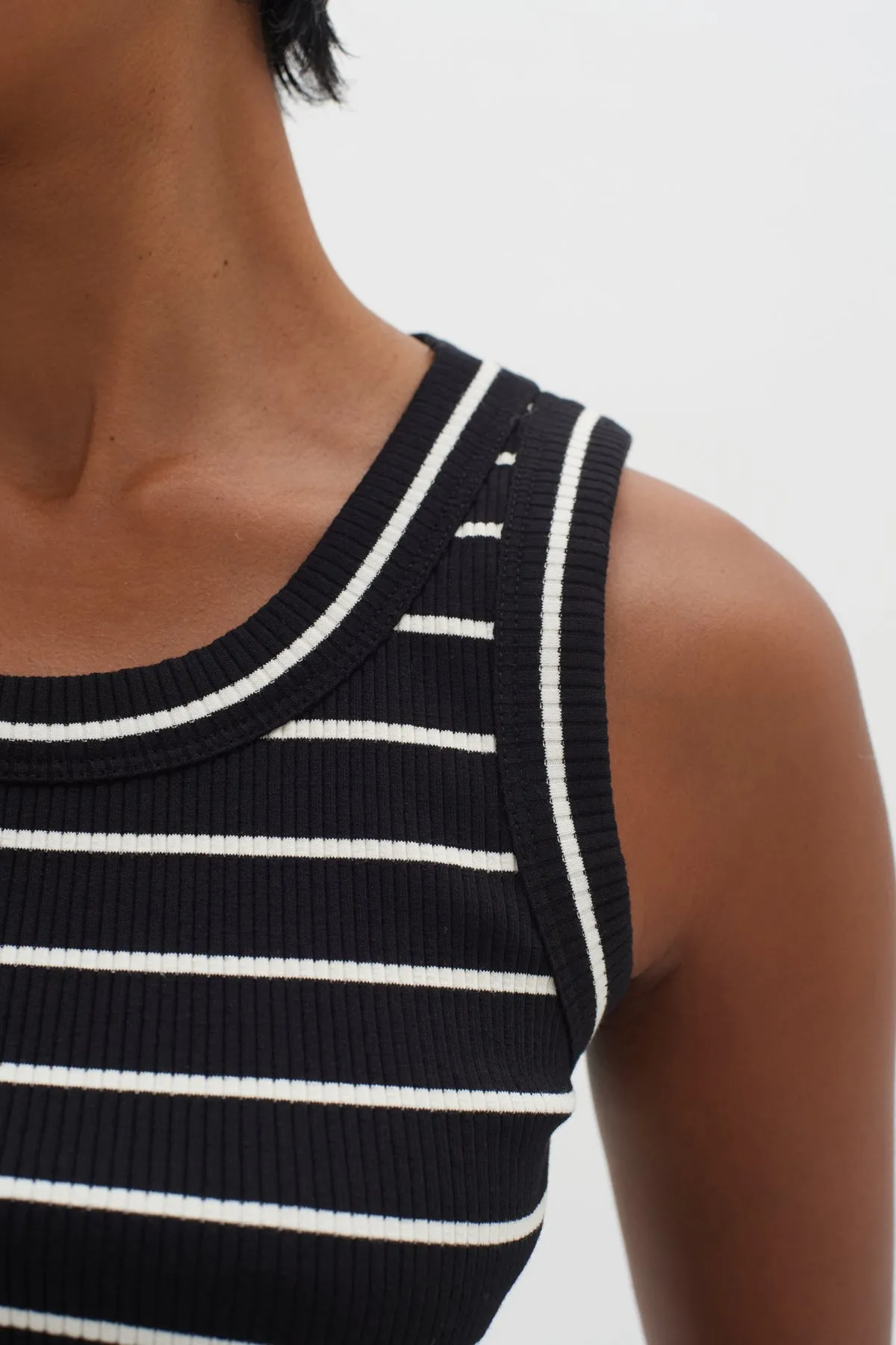 Camisole DagnaIW - black / whisper white thin