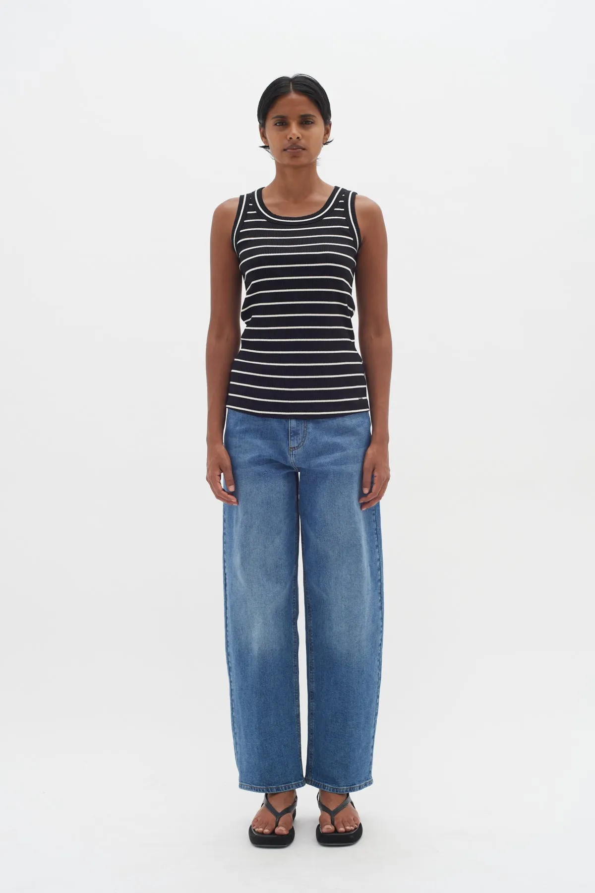 Camisole DagnaIW - black / whisper white thin