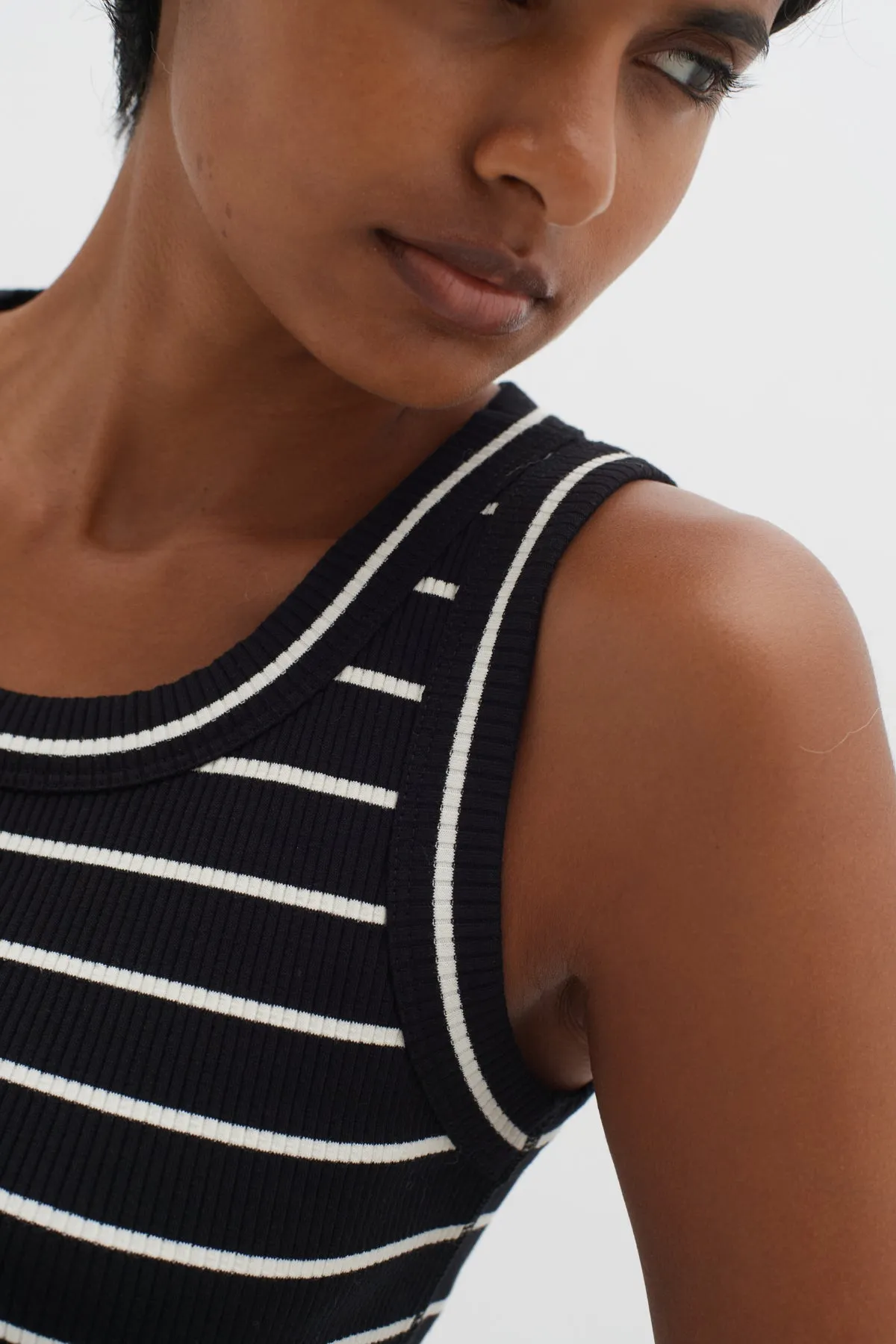 Camisole DagnaIW - black / whisper white thin