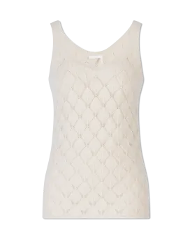 Cashmere Knit Tank Top