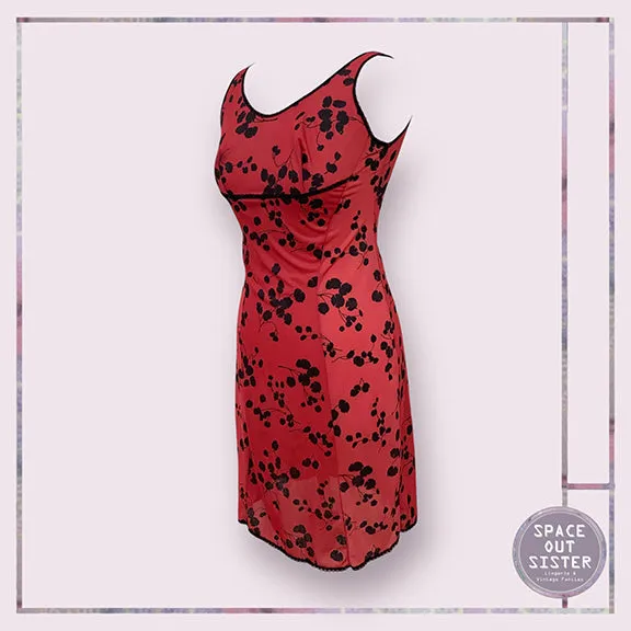 Circa 1960s Vintage Red Slip