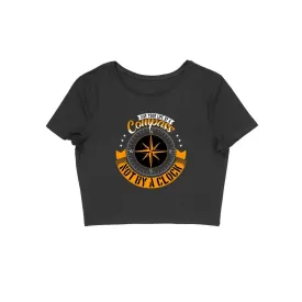Compass Design Crop Top