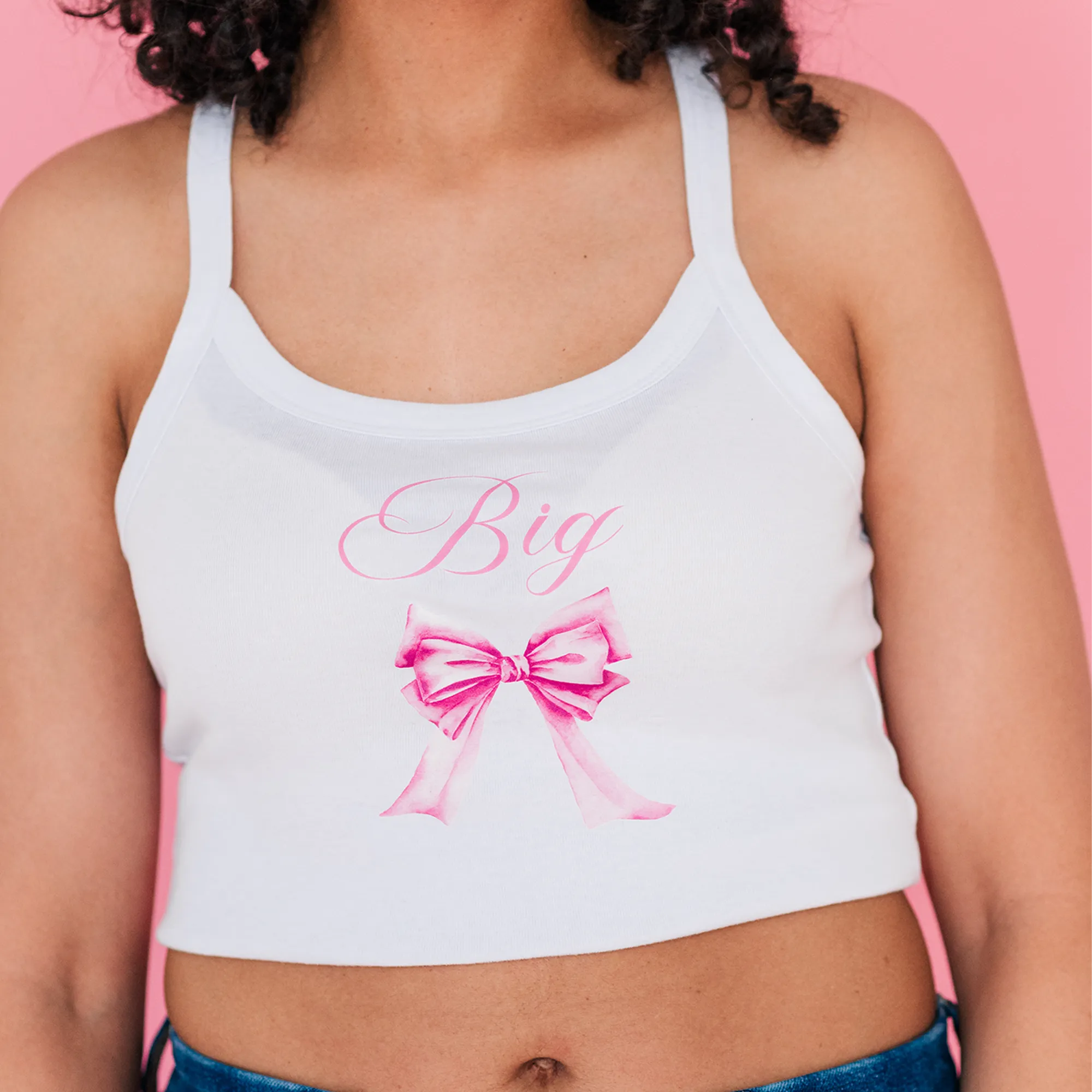 Coquette Bow Crop Top - Sorority Big Little Reveal