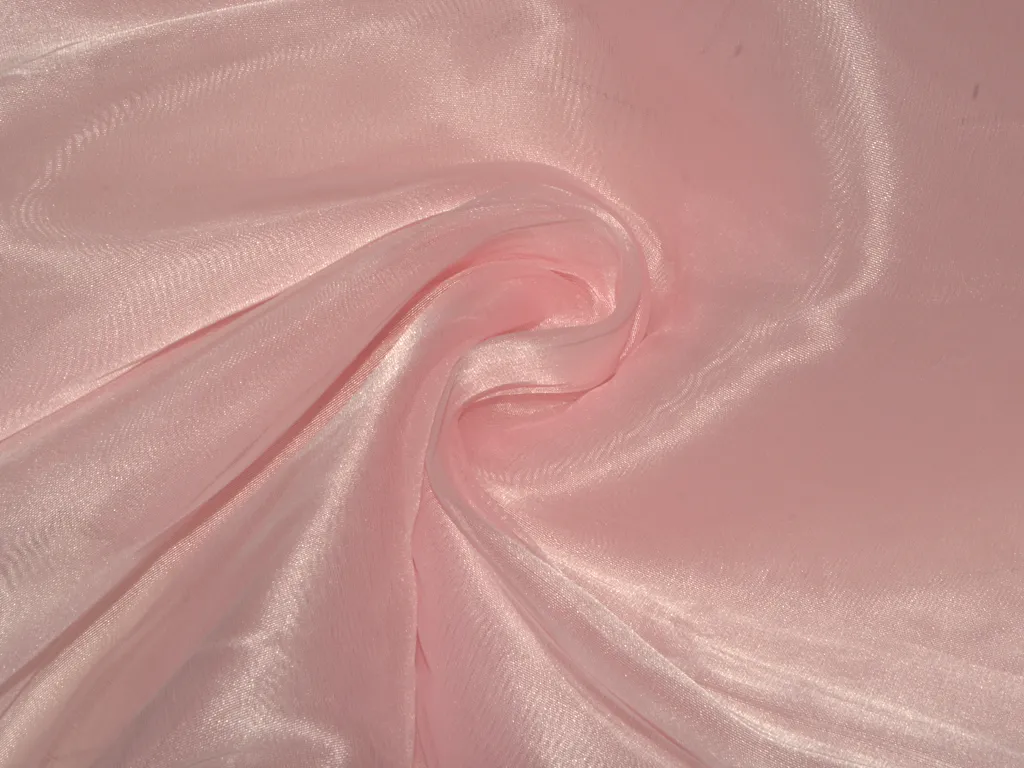 Flamingo Pink Plain Net Fabric (Wholesale)