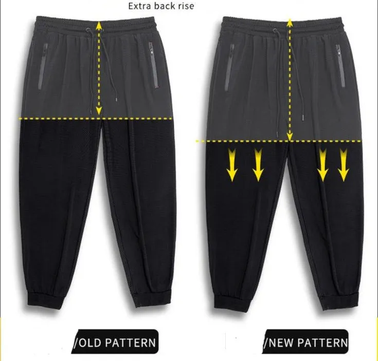 KOMAMY Ice Silk Fitness Running Stretch Pants