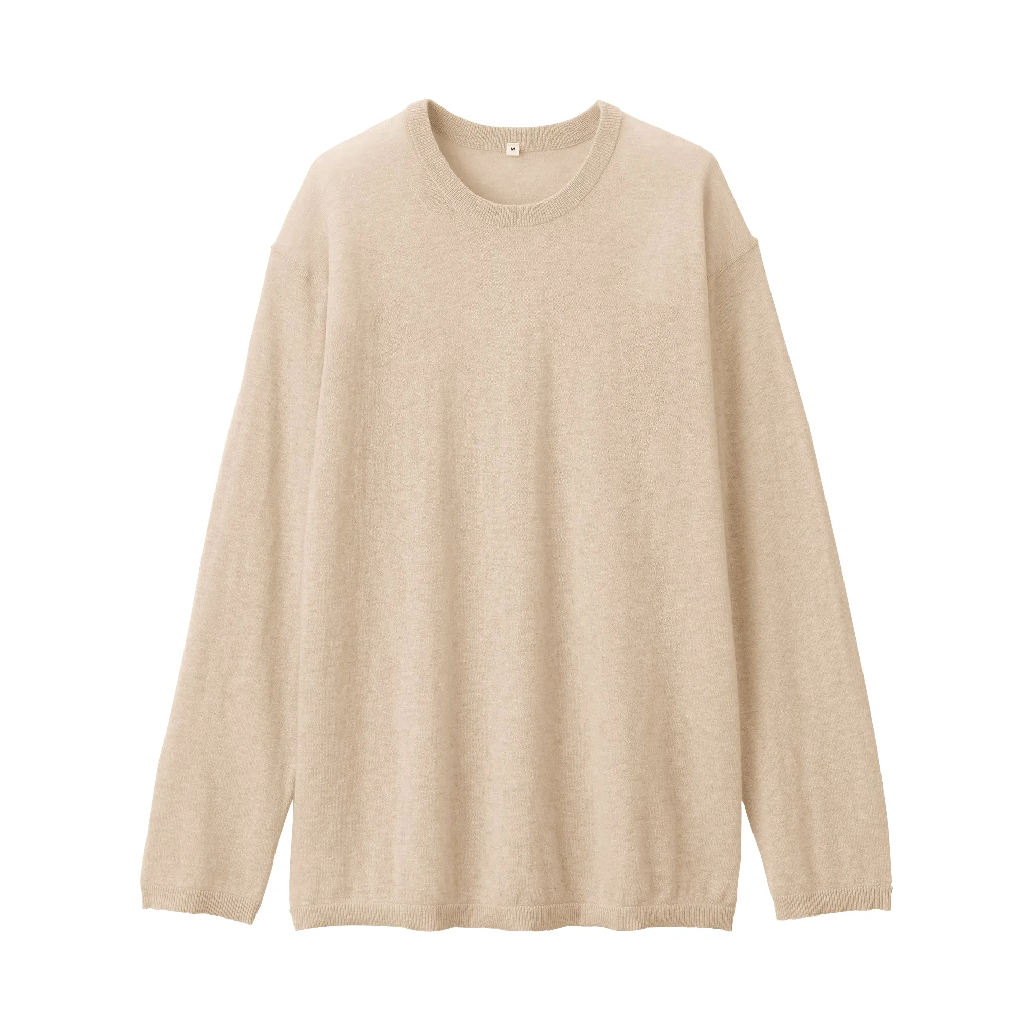Labo Women's Natural Cashmere Crew Neck Sweater