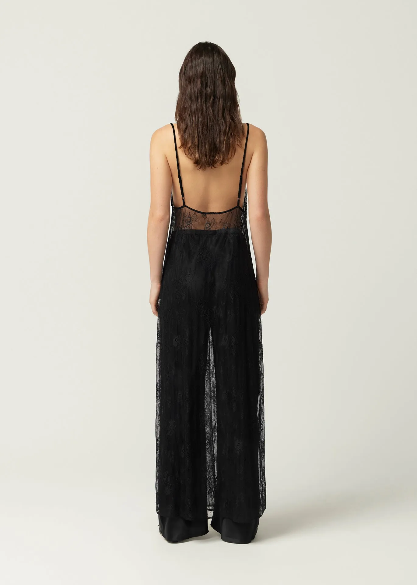 LACE LONGLINE CAMI