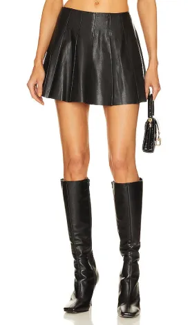LAMARQUE Juliana Mini Skirt in Black