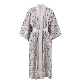 Lilac Flowers Kimono