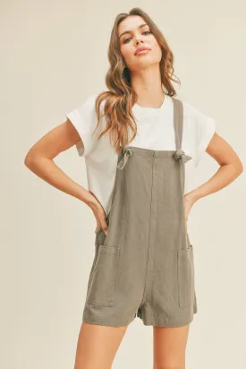 Linen Romper Shorts
