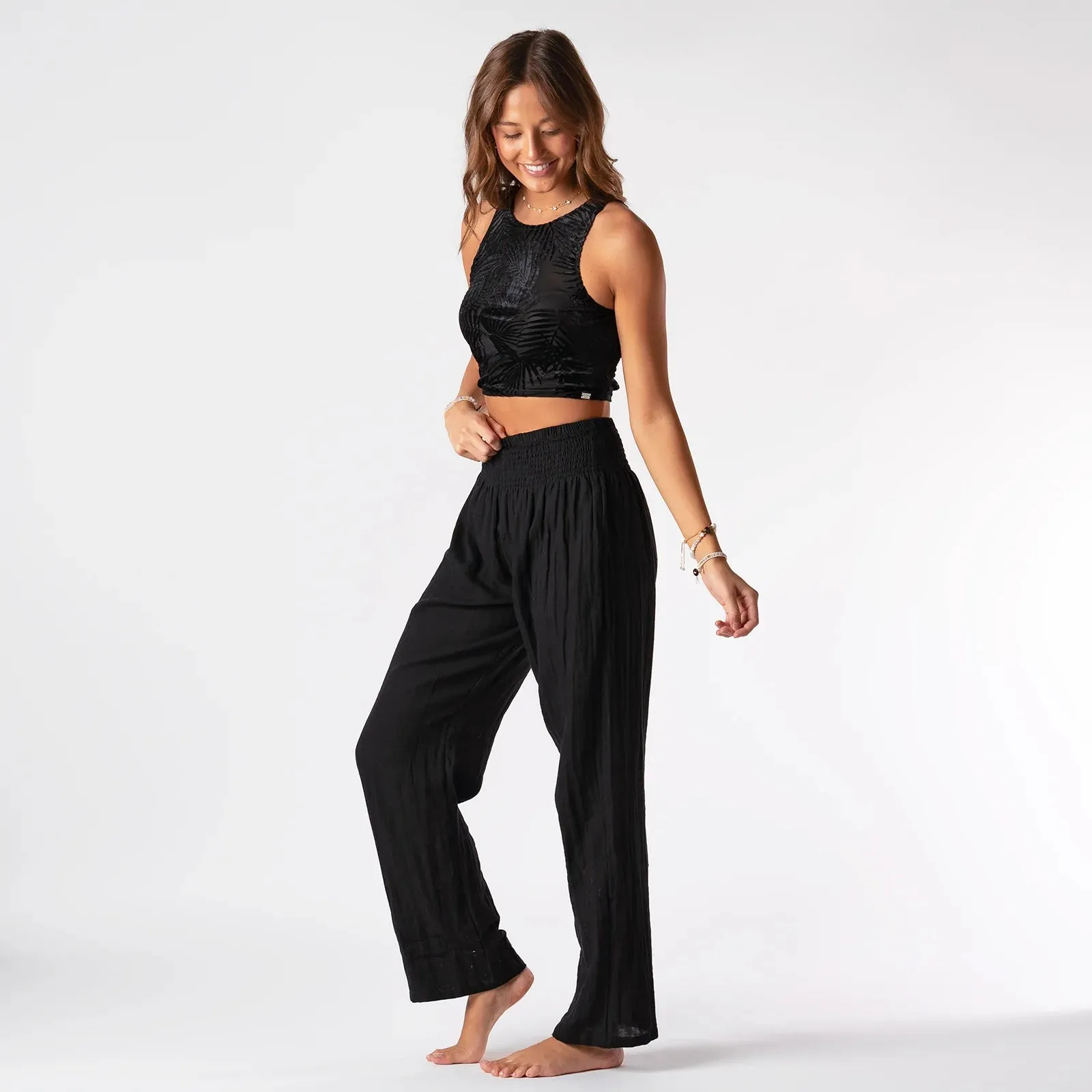 Lotus And Luna Wide Leg Pants