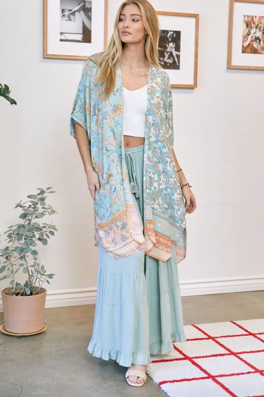Lucille Kimono - Light Mint