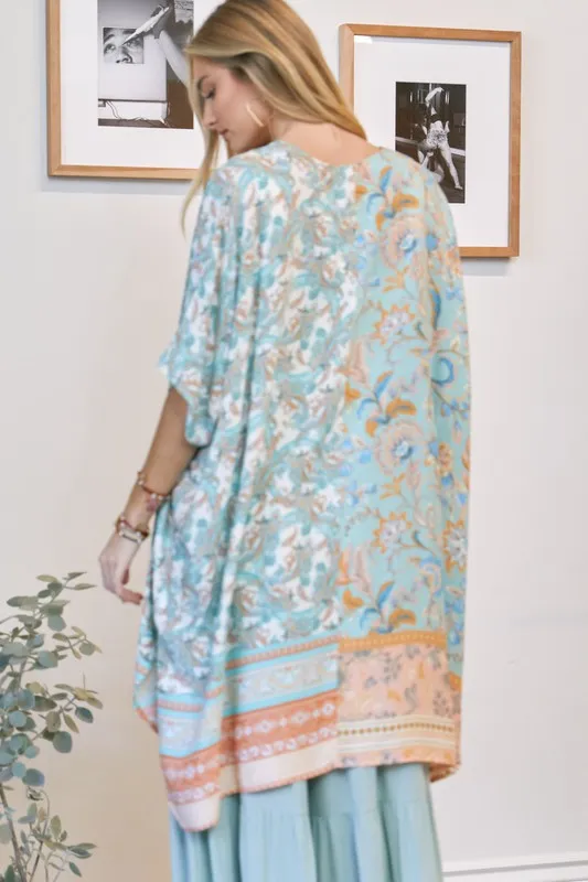 Lucille Kimono - Light Mint