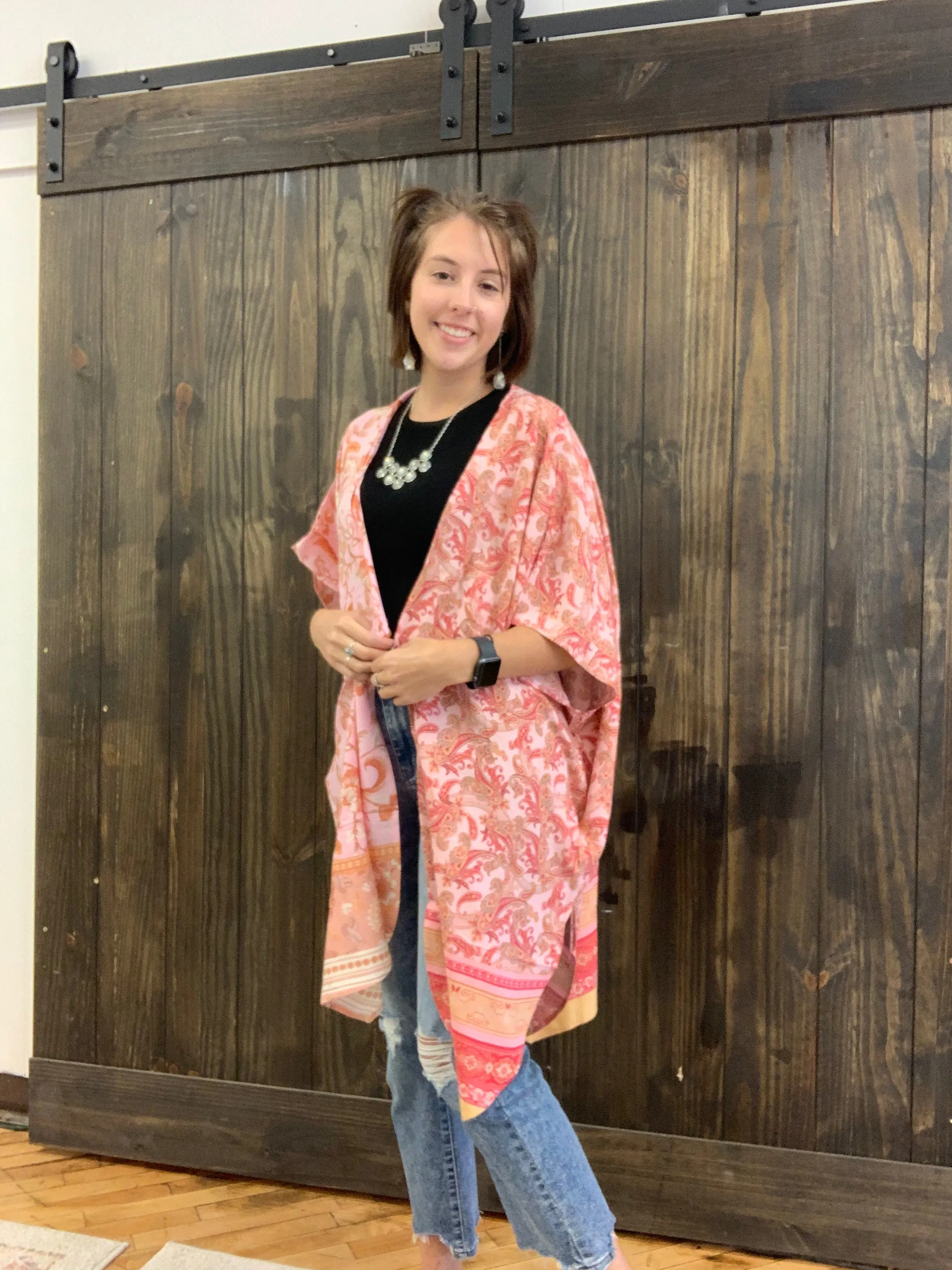 Lucille Kimono - Pink