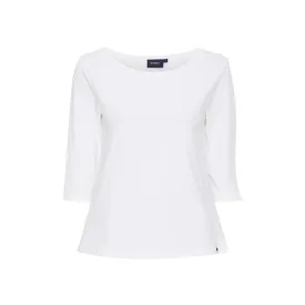 Marina tee with UV protection - White