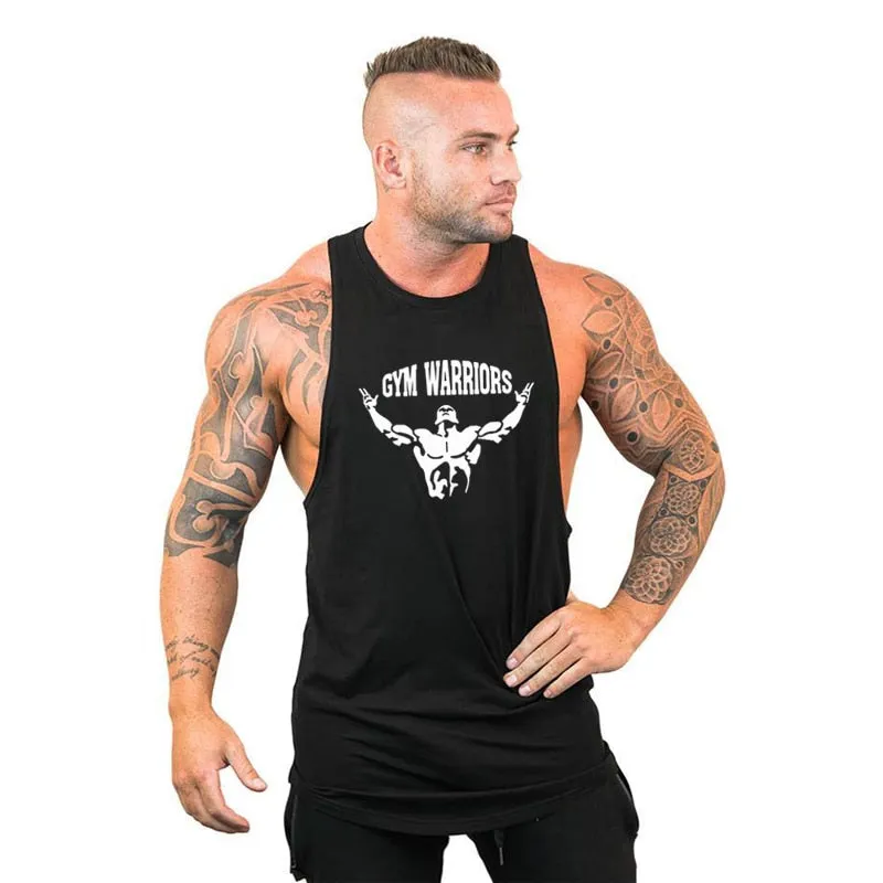 Mens Bodybuilding Hooded Tank Top Cotton Sleeveless Vest Fitness Sweatshirt Workout Sportswear Tops Male