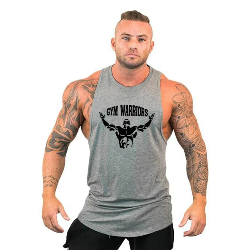 Mens Bodybuilding Hooded Tank Top Cotton Sleeveless Vest Fitness Sweatshirt Workout Sportswear Tops Male