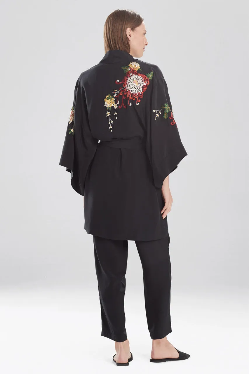 Miyabi Silk Embroidered Wrap