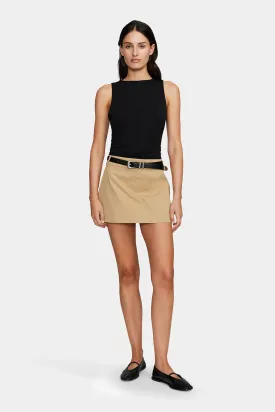 Nazra Mini Skirt - Caramel