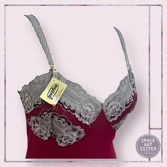 NOS Vintage Cerise Slip