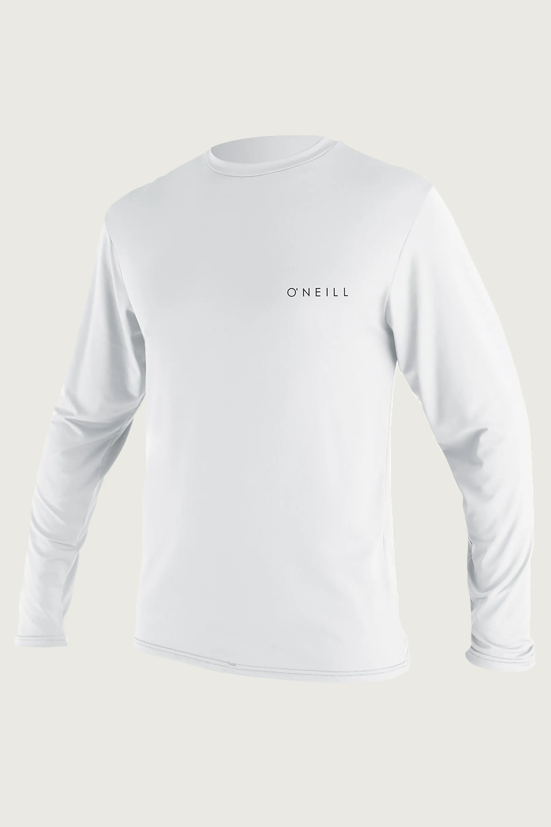 Oneill Men's Basic Skins UPF 30  LS Rash Tee 5088 -White