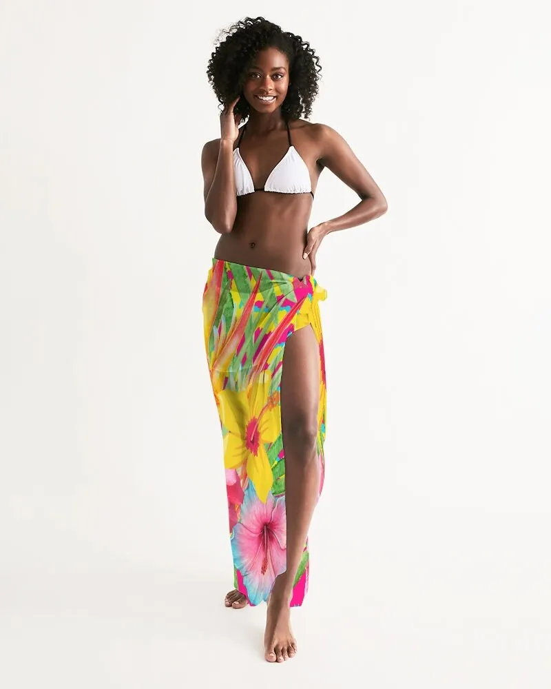 Paradise Island Floral Swimsuit Cover Up