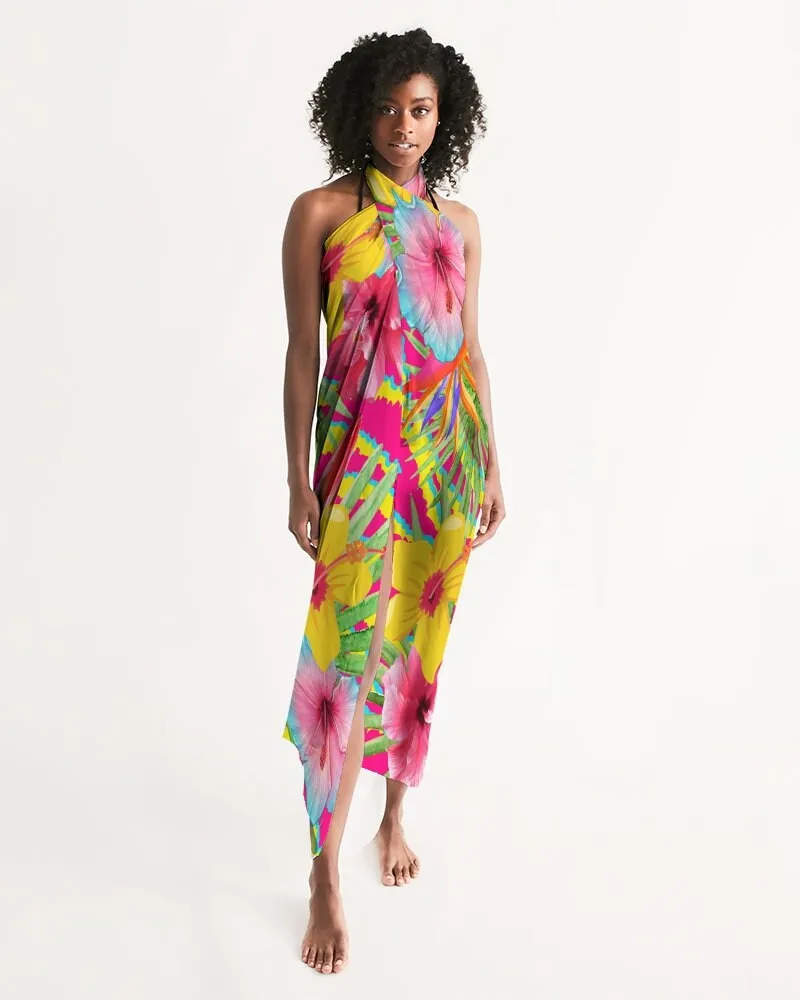 Paradise Island Floral Swimsuit Cover Up