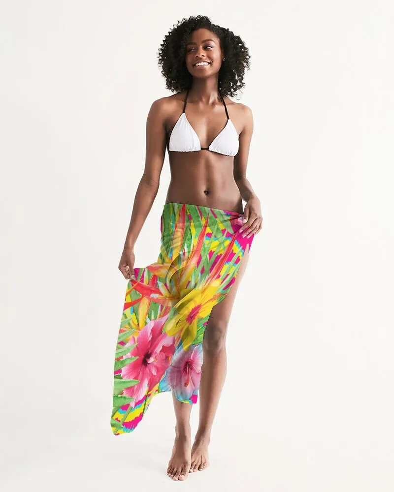 Paradise Island Floral Swimsuit Cover Up