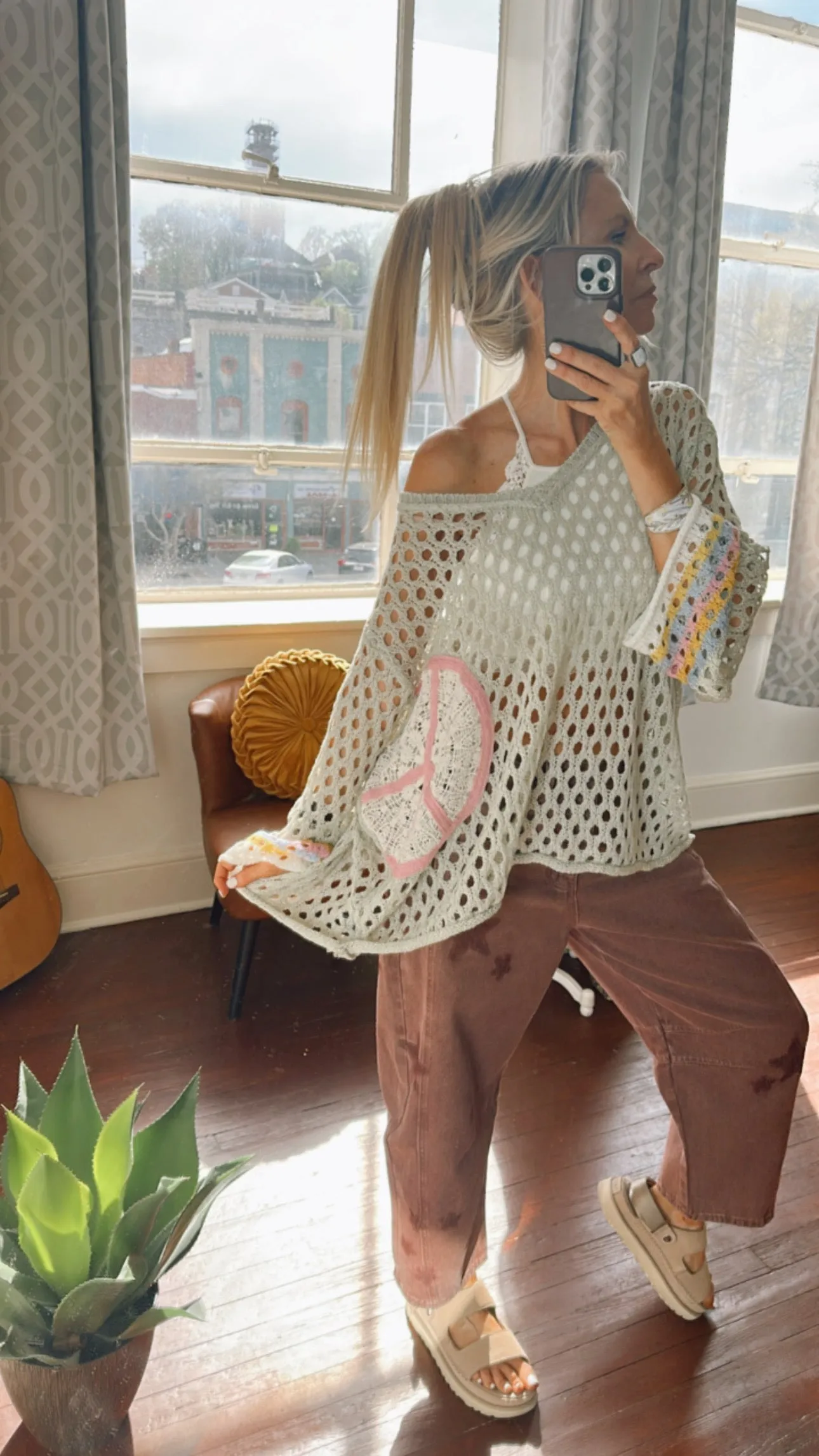 Peace Crochet POL Top