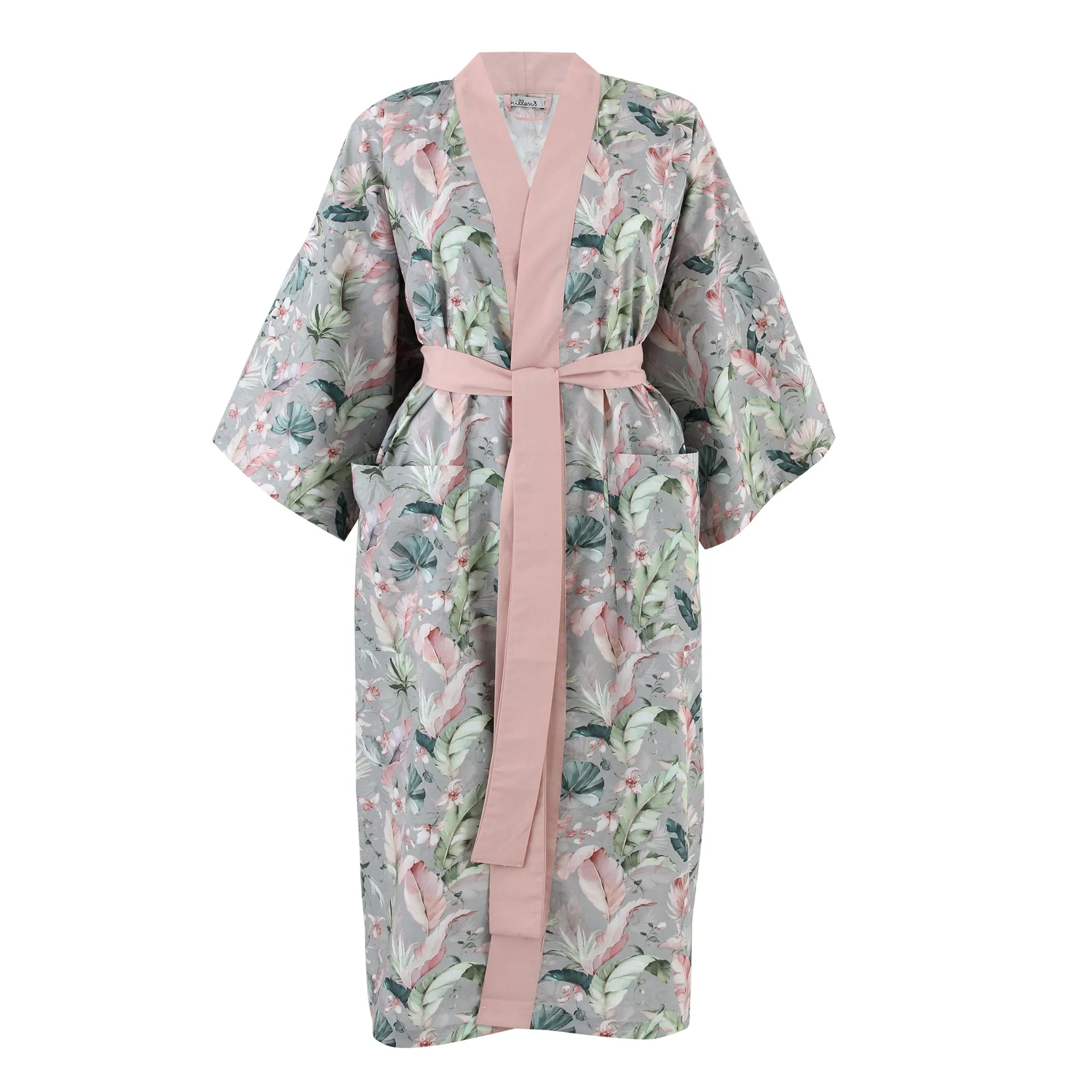 Pink Leaves Kimono
