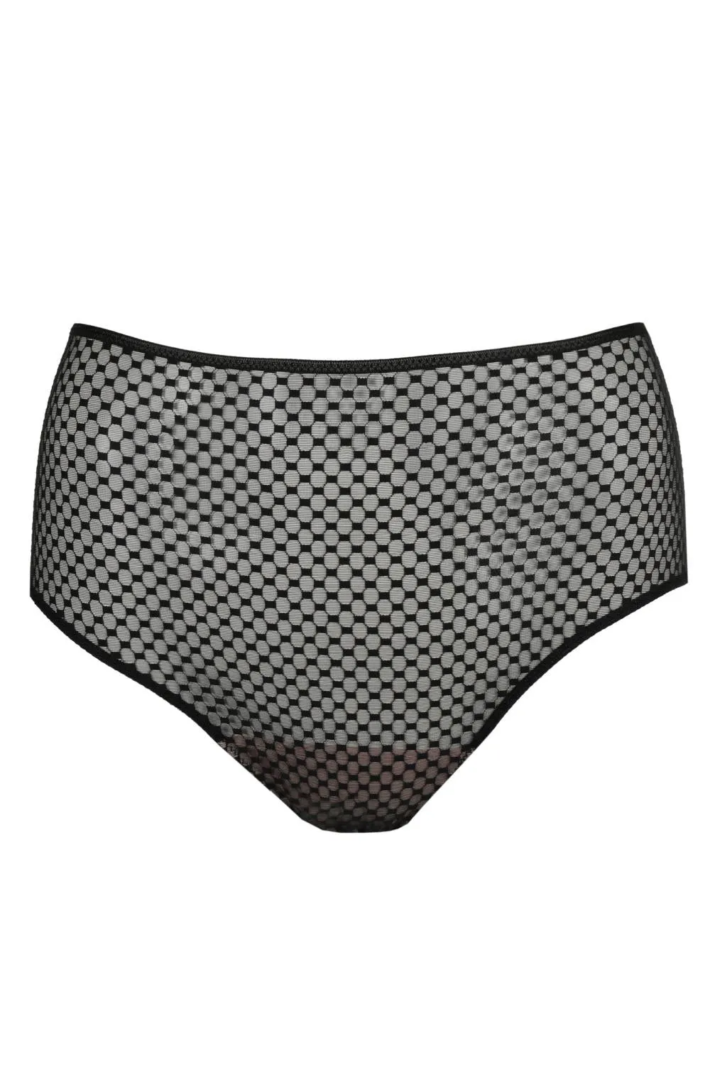 Prima Donna Twist Glass Beach High Waist Brief, Black (0542352)