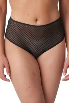Prima Donna Twist Glass Beach High Waist Brief, Black (0542352)