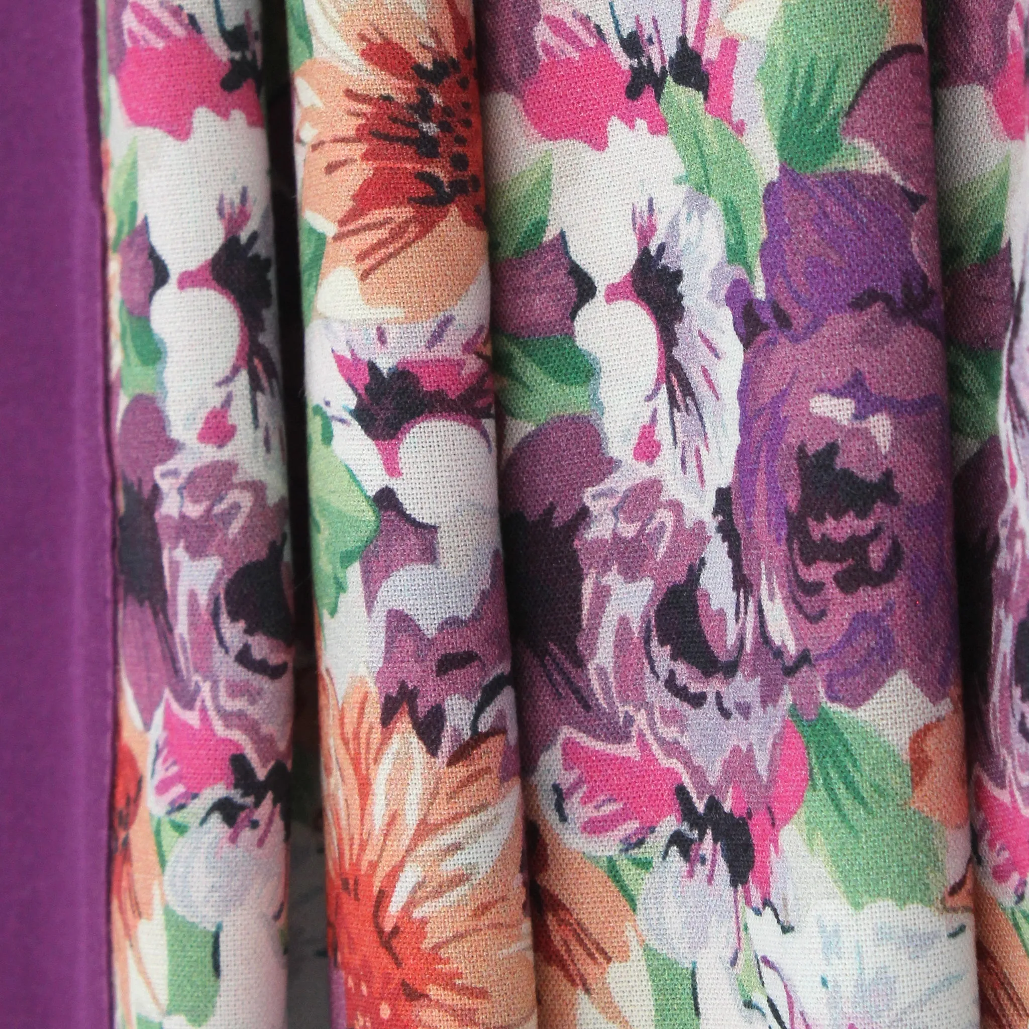 Purple Roses Kimono