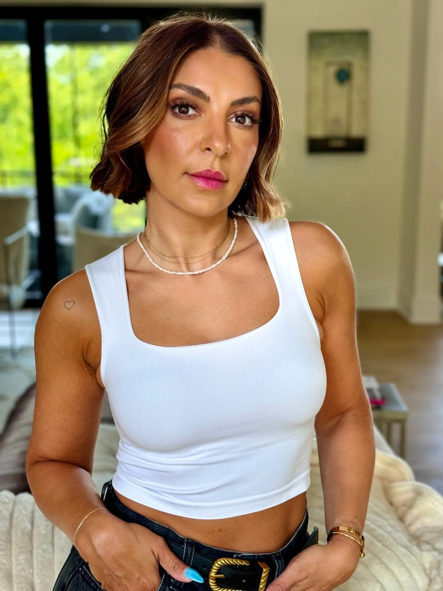 Sarah Tank (White)
