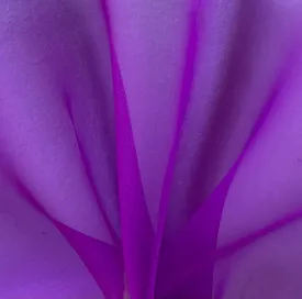 Semi-Sheer Wild Violet Silk Organza (Made in Italy)