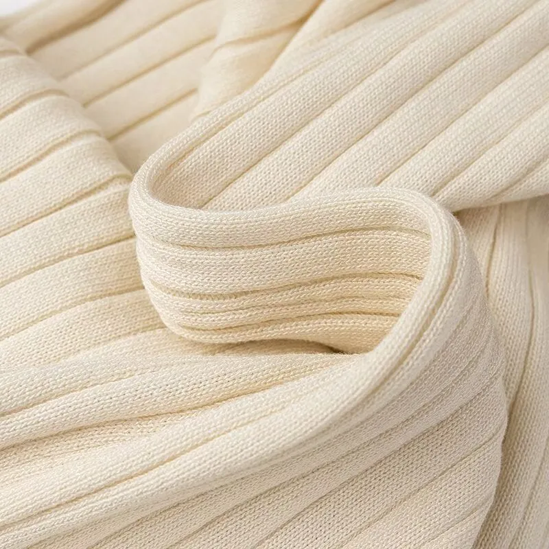 Simple Thin Knitted Midi Dress