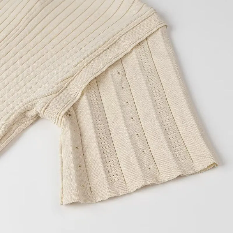 Simple Thin Knitted Midi Dress