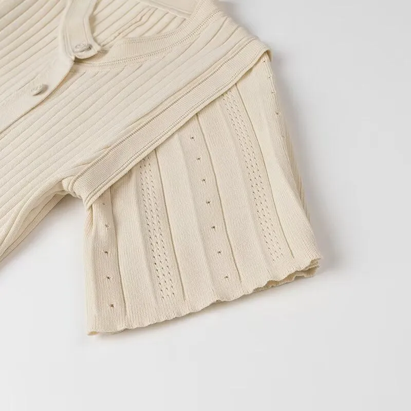 Simple Thin Knitted Midi Dress